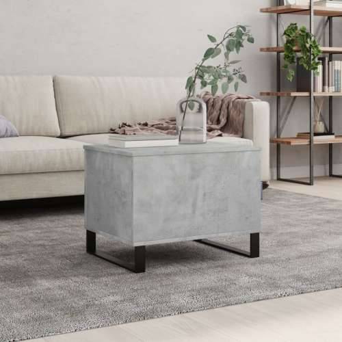 Stolić za kavu boja betona 60 x 44,5 x 45 cm konstruirano drvo - Beton siva 1 Cijena