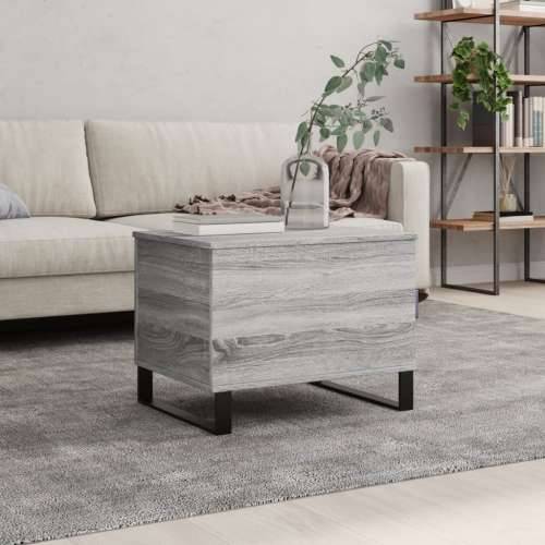 Stolić za kavu boja hrasta 60 x 44,5 x 45 cm konstruirano drvo - Sivi hrast sonoma 1 Cijena