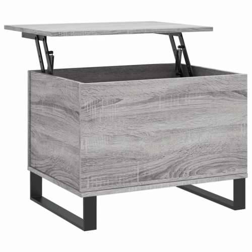 Stolić za kavu boja hrasta 60 x 44,5 x 45 cm konstruirano drvo - Sivi hrast sonoma 1 Cijena