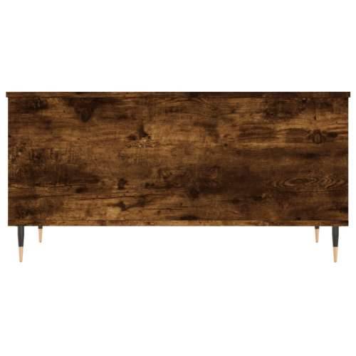 Stolić za kavu boja hrasta 90 x 44,5 x 45 cm konstruirano drvo - Dimljeni hrast 1 Cijena