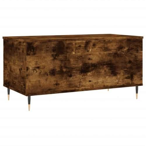 Stolić za kavu boja hrasta 90 x 44,5 x 45 cm konstruirano drvo - Dimljeni hrast 1 Cijena