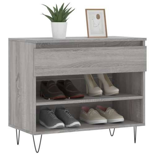 Ormarić za cipele boja hrasta 70 x 36 x 60 cm konstruirano drvo - Sivi hrast sonoma 1 Cijena