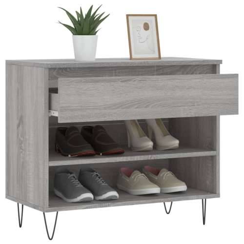 Ormarić za cipele boja hrasta 70 x 36 x 60 cm konstruirano drvo - Sivi hrast sonoma 1 Cijena