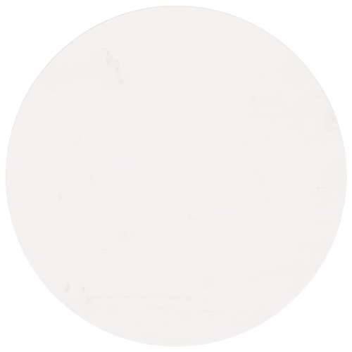Ploča za stol okrugla bijela Ø 60 x 3 cm od masivne borovine - Bijela 60 x 3 cm 1 Cijena