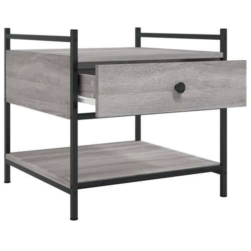 Stolić za kavu siva boja hrasta 50x50x50 cm konstruirano drvo - Sivi hrast sonoma 1 50 cm Cijena