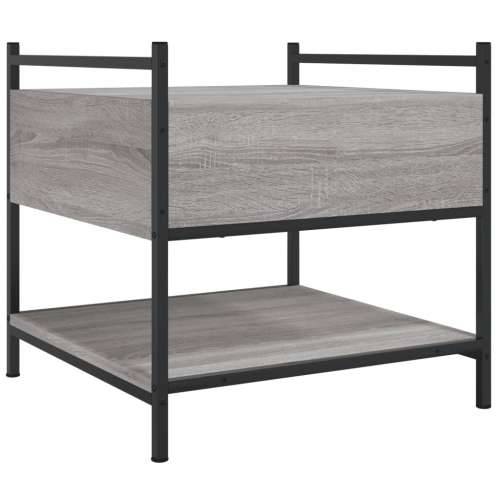 Stolić za kavu siva boja hrasta 50x50x50 cm konstruirano drvo - Sivi hrast sonoma 1 50 cm Cijena