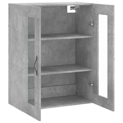 Zidni ormarić siva boja betona 69,5x34x90 cm konstruirano drvo - Beton siva 1 Cijena