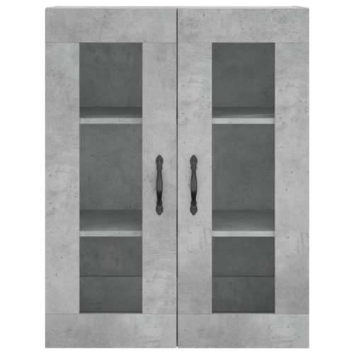 Zidni ormarić siva boja betona 69,5x34x90 cm konstruirano drvo - Beton siva 1 Cijena