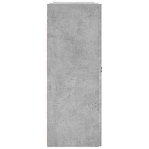 Zidni ormarić siva boja betona 69,5x34x90 cm konstruirano drvo - Beton siva 1 Cijena
