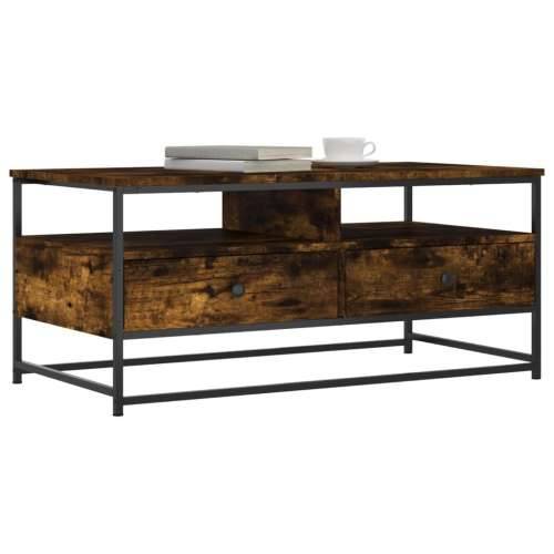Stolić za kavu boja hrasta 100 x 51 x 45 cm konstruirano drvo - Dimljeni hrast 100 x 51 x 45 cm 1 Cijena