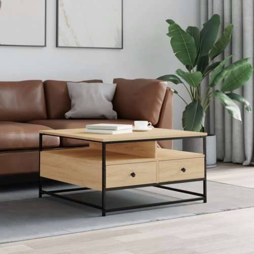 Stolić za kavu boja hrasta sonome 80x80x45 cm konstruirano drvo - sonoma hrast 80 x 80 x 45 cm 1 Cijena