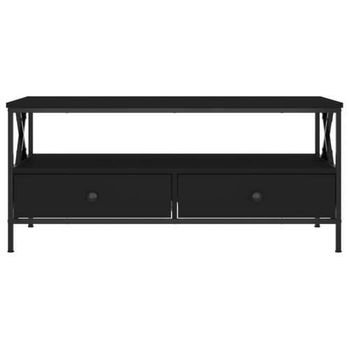 Stolić za kavu crni 100 x 51 x 45 cm od konstruiranog drva - Crna 1 Cijena