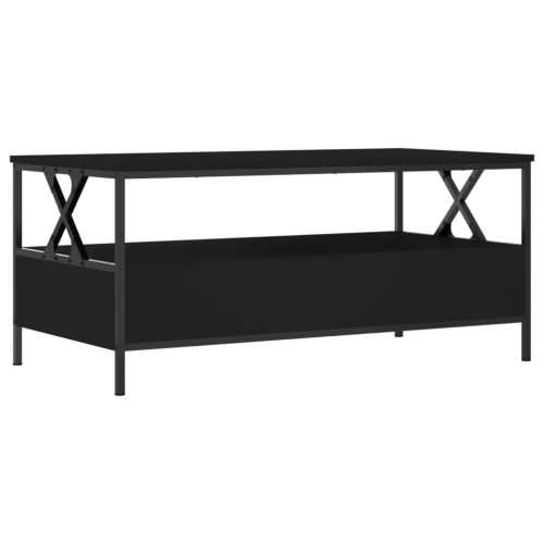 Stolić za kavu crni 100 x 51 x 45 cm od konstruiranog drva - Crna 1 Cijena