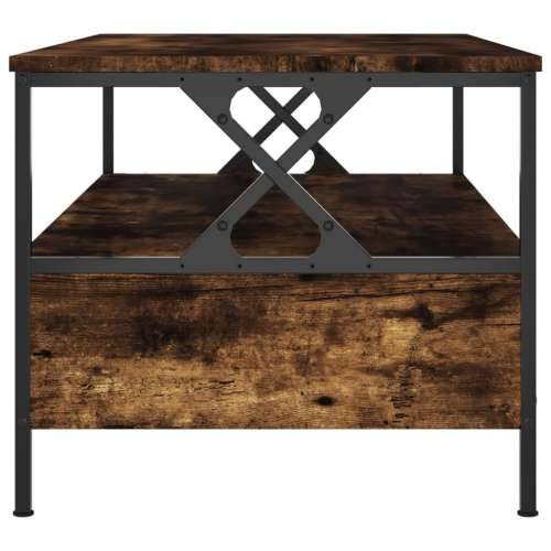 Stolić za kavu boja hrasta 100 x 51 x 45 cm konstruirano drvo - Dimljeni hrast 1 Cijena
