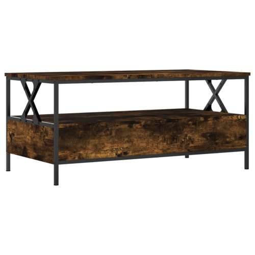 Stolić za kavu boja hrasta 100 x 51 x 45 cm konstruirano drvo - Dimljeni hrast 1 Cijena