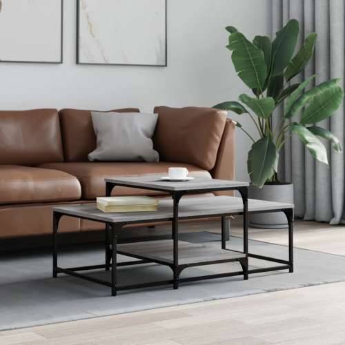 Stolić za kavu boja sivog hrasta 102x60x45 cm konstruirano drvo - Sivi hrast sonoma 1 Cijena