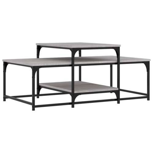 Stolić za kavu boja sivog hrasta 102x60x45 cm konstruirano drvo - Sivi hrast sonoma 1 Cijena