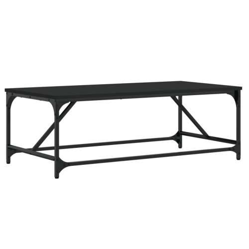 Stolić za kavu crni 100 x 50 x 35 cm od konstruiranog drva - Crna 1 100 cm Cijena