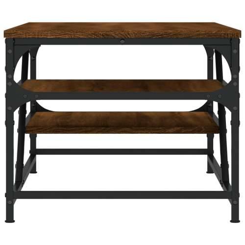 Stolić za kavu smeđa boja hrasta 100x49x40 cm konstruirano drvo - Smeđi hrast 1 Cijena