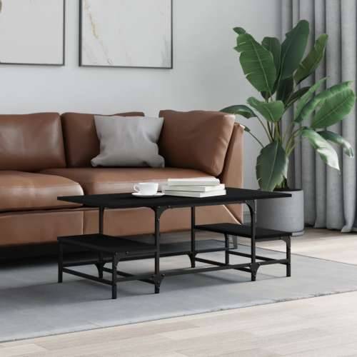 Stolić za kavu crni 100x50,5x40 cm od konstruiranog drva - Crna 1 Cijena