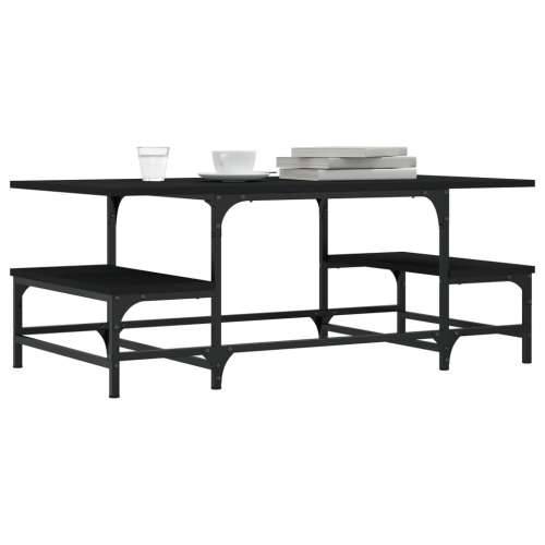 Stolić za kavu crni 100x50,5x40 cm od konstruiranog drva - Crna 1 Cijena