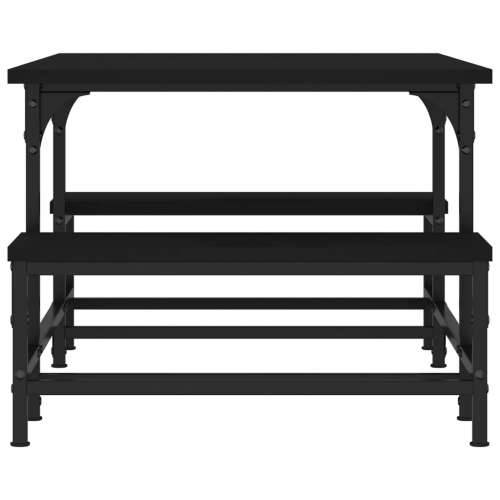 Stolić za kavu crni 100x50,5x40 cm od konstruiranog drva - Crna 1 Cijena