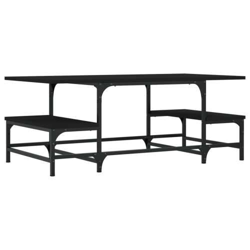 Stolić za kavu crni 100x50,5x40 cm od konstruiranog drva - Crna 1 Cijena