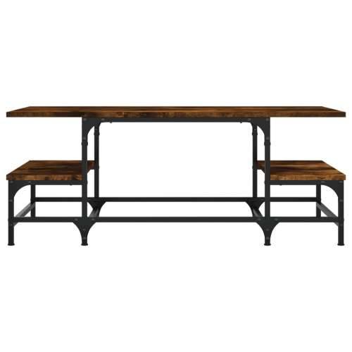 Stolić za kavu boja hrasta 100x50,5x40 cm konstruirano drvo - Dimljeni hrast 1 Cijena