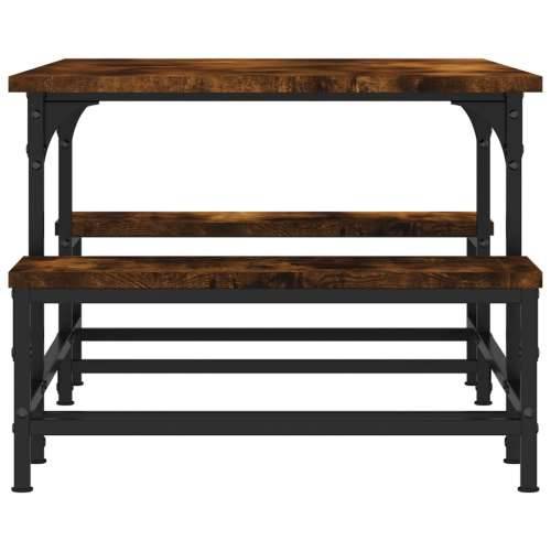 Stolić za kavu boja hrasta 100x50,5x40 cm konstruirano drvo - Dimljeni hrast 1 Cijena