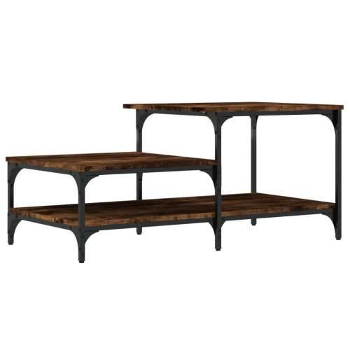 Stolić za kavu boja hrasta 100 x 50,5 x 45 cm konstruirano drvo - Dimljeni hrast 1 Cijena