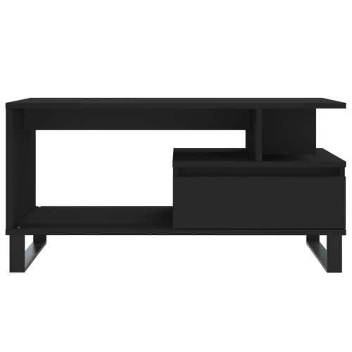 Stolić za kavu crni 90 x 49 x 45 cm od konstruiranog drva - Crna 1 Cijena