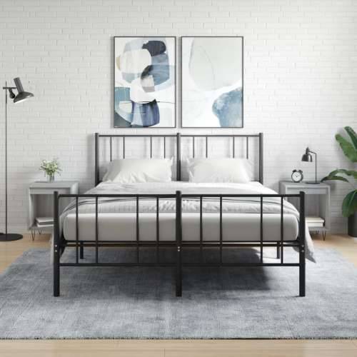 Noćni ormarići 2 kom boja hrasta 40x35x50 cm konstruirano drvo - Sivi hrast sonoma 2 Cijena