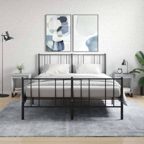 Noćni ormarići 2 kom boja betona 40x35x50 cm konstruirano drvo - Beton siva 2 Cijena