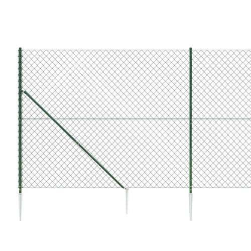 Žičana ograda sa šiljastim držačima zelena 2,2 x 10 m - Zelena 2.2 x 10 m 1 Cijena