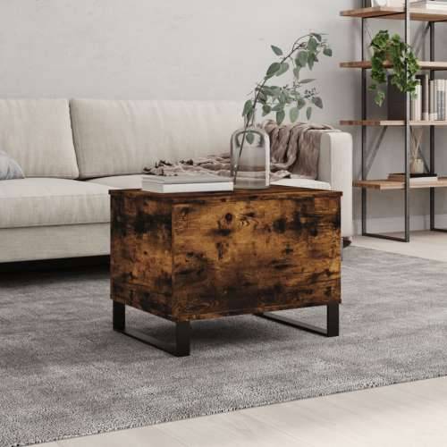 Stolić za kavu boja hrasta 60x44,5x45 cm konstruirano drvo - Dimljeni hrast 1 Cijena