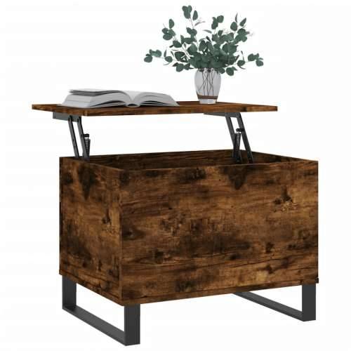 Stolić za kavu boja hrasta 60x44,5x45 cm konstruirano drvo - Dimljeni hrast 1 Cijena