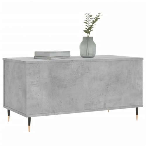 Stolić za kavu siva boja betona 90x44,5x45 cm konstruirano drvo - Beton siva 1 Cijena