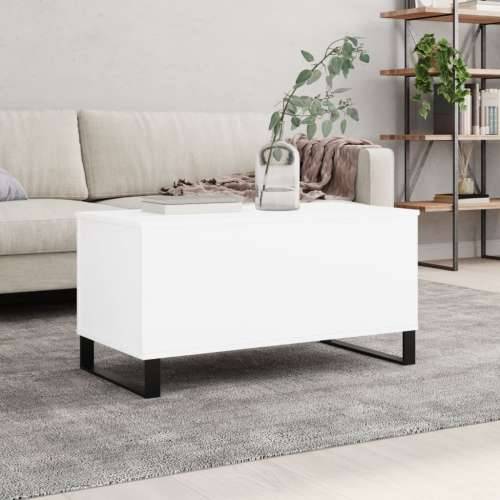 Stolić za kavu bijeli 90 x 44,5 x 45 cm od konstruiranog drva - Bijela 1 Cijena