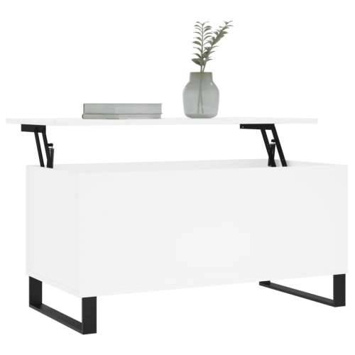 Stolić za kavu bijeli 90 x 44,5 x 45 cm od konstruiranog drva - Bijela 1 Cijena