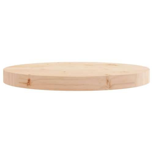 Ploča za stol okrugla Ø 40 x 3 cm od masivne borovine - Prirodna 40 x 3 cm 1 Cijena