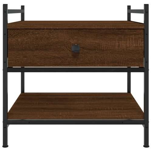 Stolić za kavu smeđa boja hrasta 50x50x50 cm konstruirano drvo - Smeđi hrast 1 50 cm Cijena