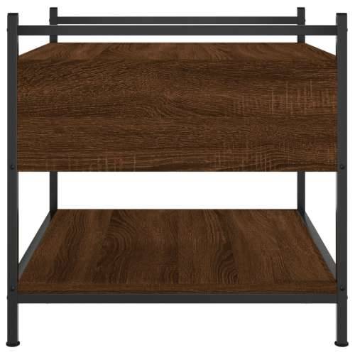 Stolić za kavu smeđa boja hrasta 50x50x50 cm konstruirano drvo - Smeđi hrast 1 50 cm Cijena