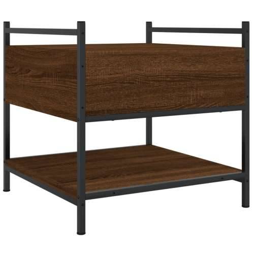 Stolić za kavu smeđa boja hrasta 50x50x50 cm konstruirano drvo - Smeđi hrast 1 50 cm Cijena