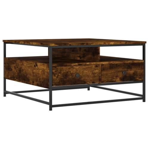 Stolić za kavu boja hrasta 80 x 80 x 45 cm konstruirano drvo - Dimljeni hrast 80 x 80 x 45 cm 1 Cijena