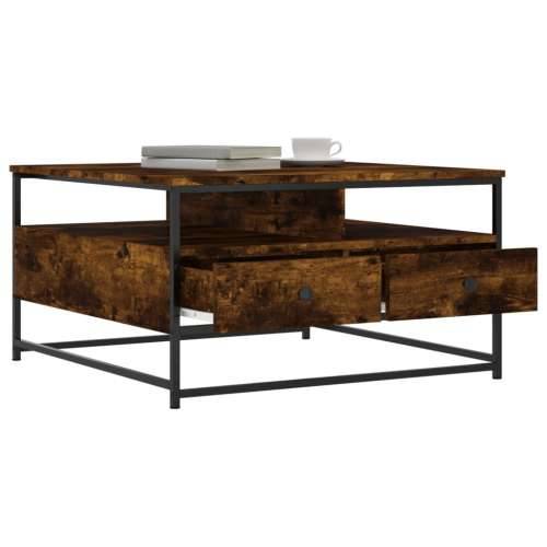 Stolić za kavu boja hrasta 80 x 80 x 45 cm konstruirano drvo - Dimljeni hrast 80 x 80 x 45 cm 1 Cijena