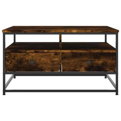 Stolić za kavu boja hrasta 80 x 80 x 45 cm konstruirano drvo - Dimljeni hrast 80 x 80 x 45 cm 1 Cijena