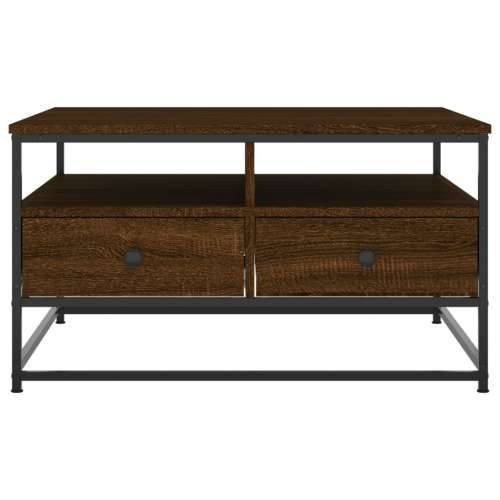Stolić za kavu smeđa boja hrasta 80x80x45 cm konstruirano drvo Smeđi hrast 80 x 80 x 45 cm 1 Cijena