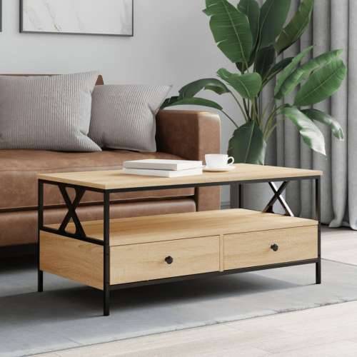 Stolić za kavu boja hrasta 100 x 51 x 45 cm konstruirano drvo - sonoma hrast 1 Cijena