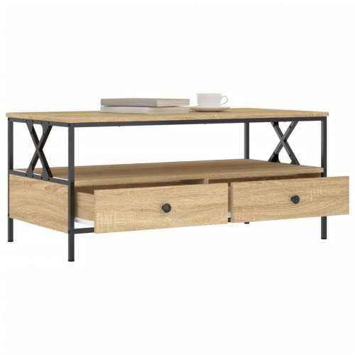 Stolić za kavu boja hrasta 100 x 51 x 45 cm konstruirano drvo - sonoma hrast 1 Cijena