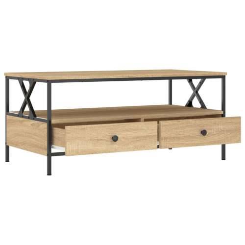 Stolić za kavu boja hrasta 100 x 51 x 45 cm konstruirano drvo - sonoma hrast 1 Cijena